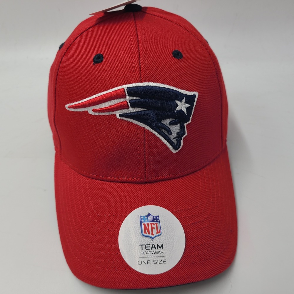 New England Patriots‎ Hat Adjustable NFL Team Apparel Red Blue NFL Football Men